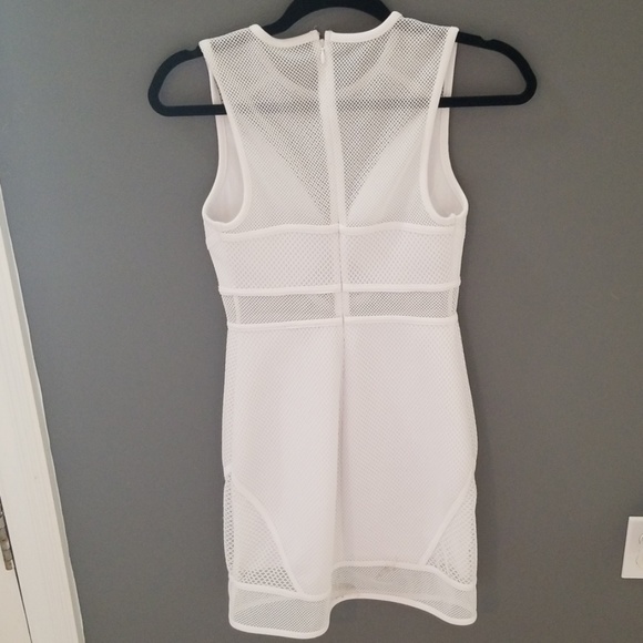 Express white mesh dress size xs worn 1x - Picture 2 of 2